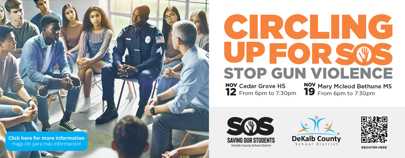 Circling Up For SOS - Stop Gun Violence Events